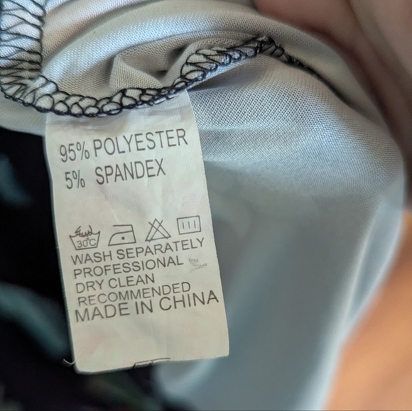 Fancyqube Cactus Swing Dress Casual Pleated Long Sleeve Size L - Picture 4 of 4